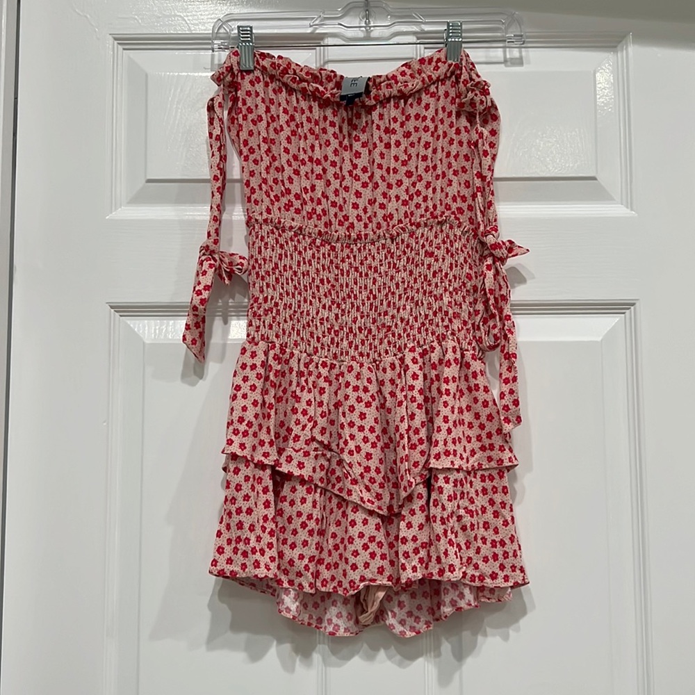 Blue Life Ballerina Romper pink floral size M
